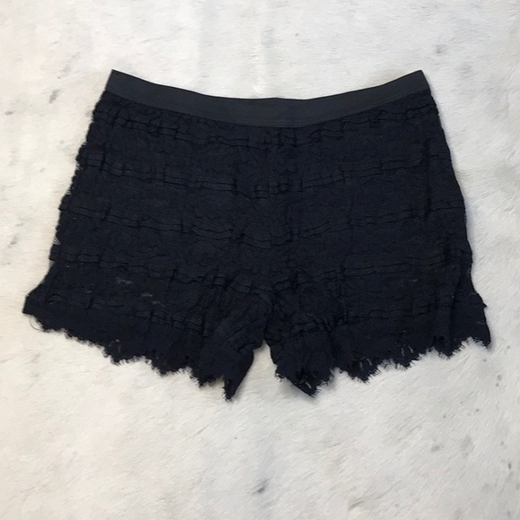 Lani Black Lace shorts with inside lining - Picture 1 of 2